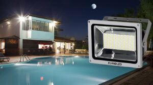 Светодиодные прожекторы для освещения улиц, парков и фасадов зданий